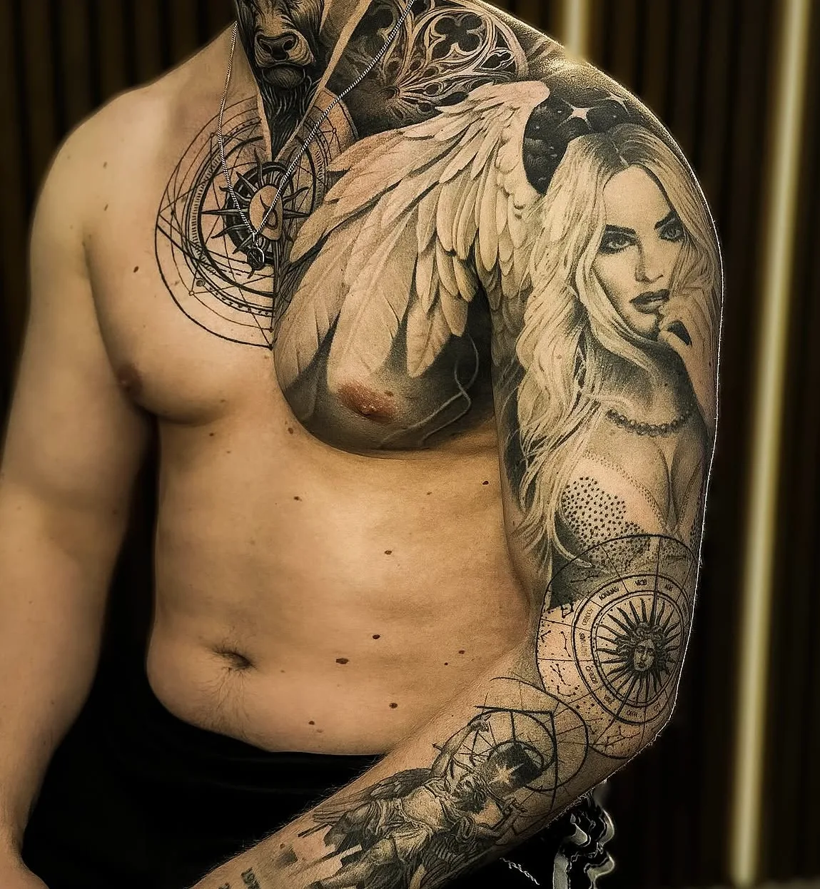 Realistisk tatuering av Nancy