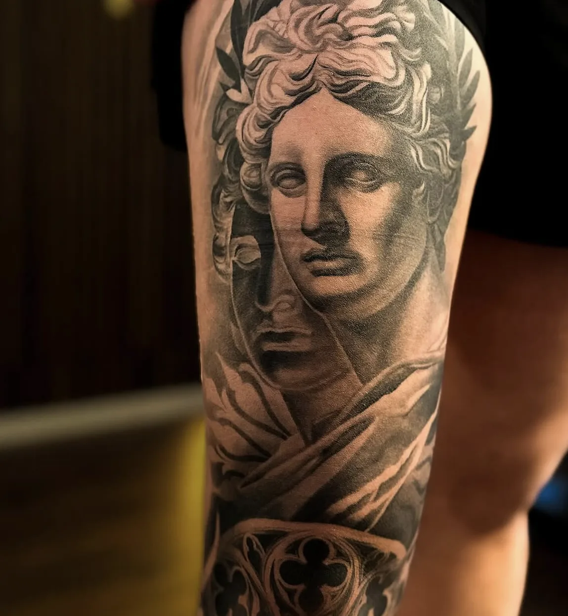 Realistisk tatuering av Nancy